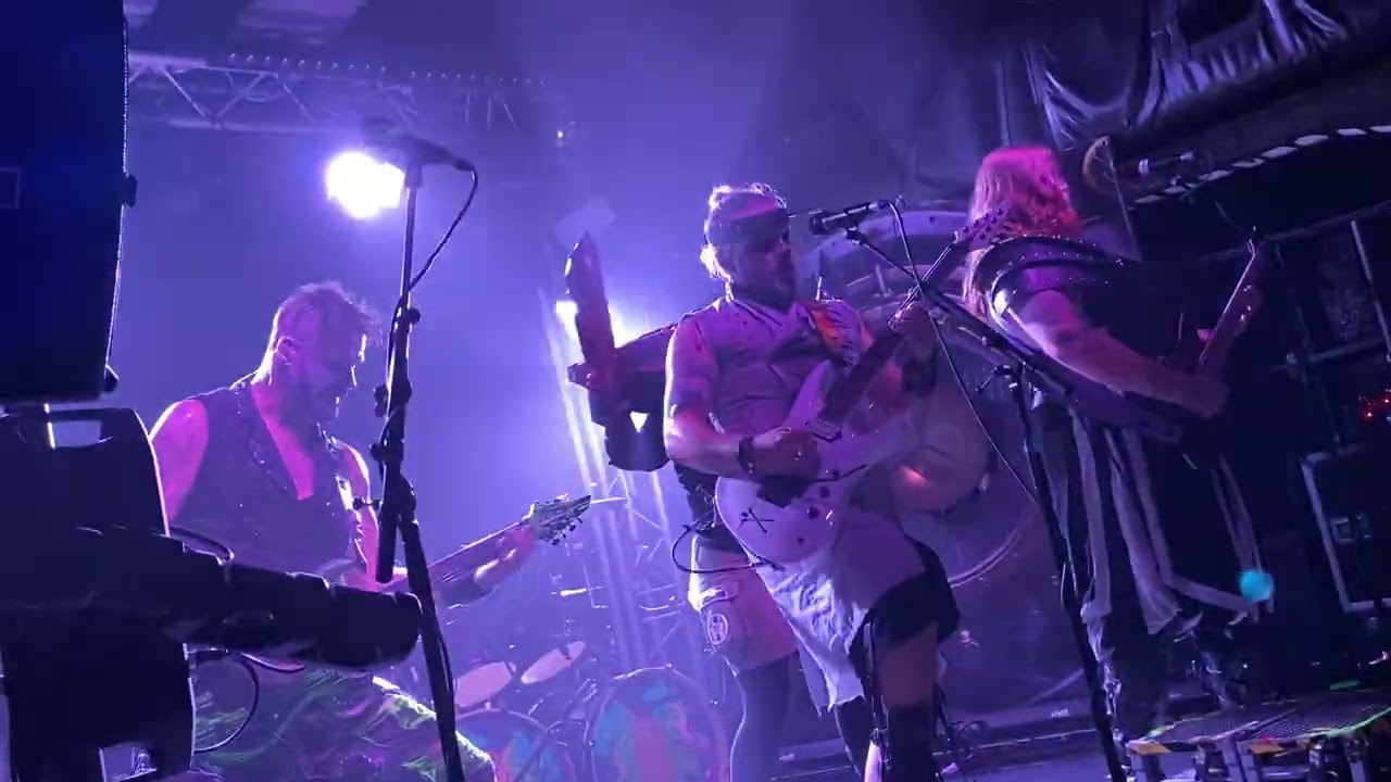 Evil scarecrow at the Thekla Bristol 2/2/24 Ballad of brother pain and Crabulon