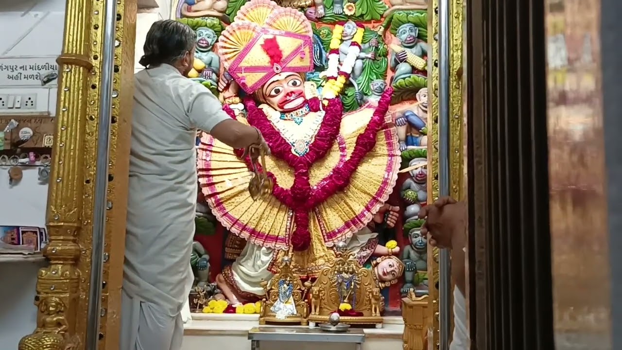 સંધ્યા આરતી દર્શન ; શ્રી કષ્ટભંજન દેવ હનુમાનજી વડતાલ ધામ🚩 22/01/2026