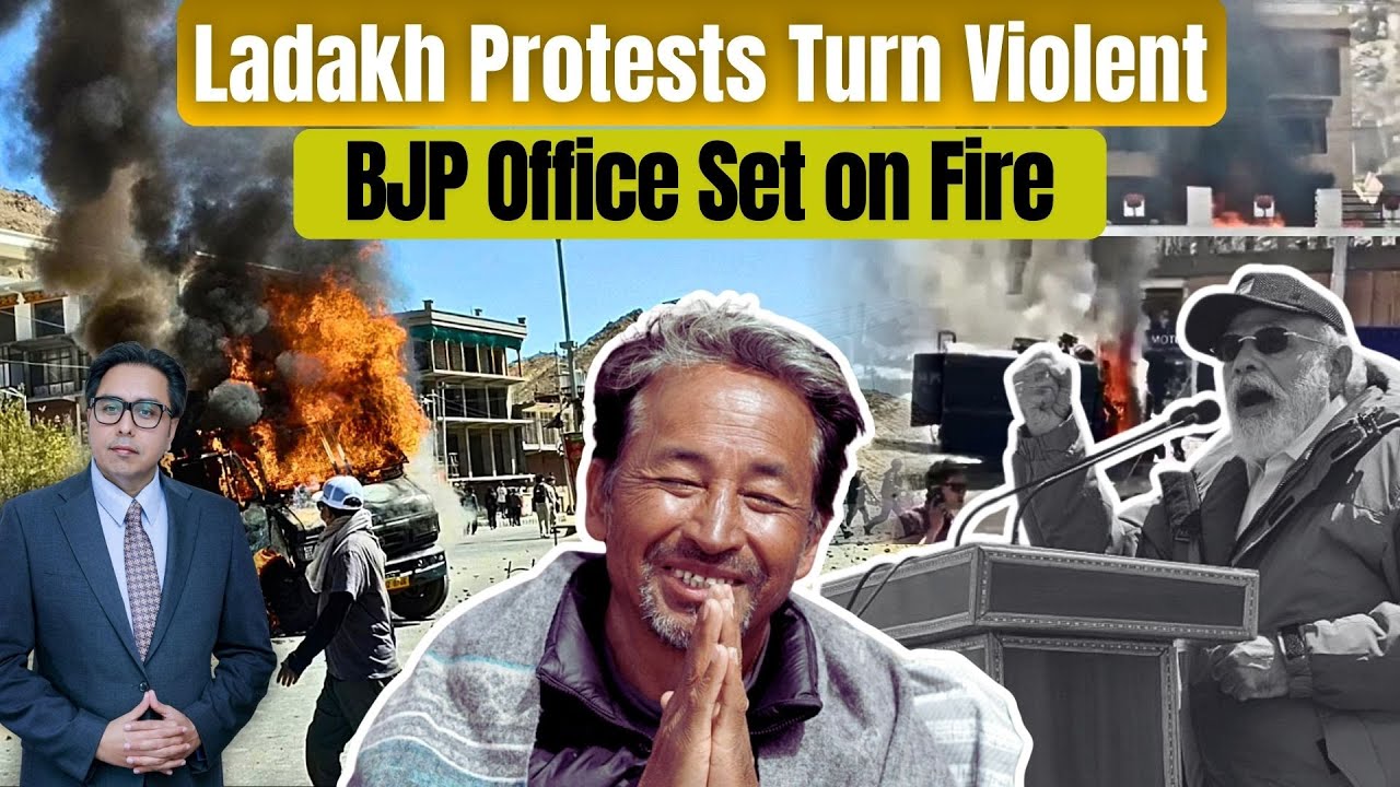 Ladakh Protests Turn Violent |Demand for Statehood and Autonomy