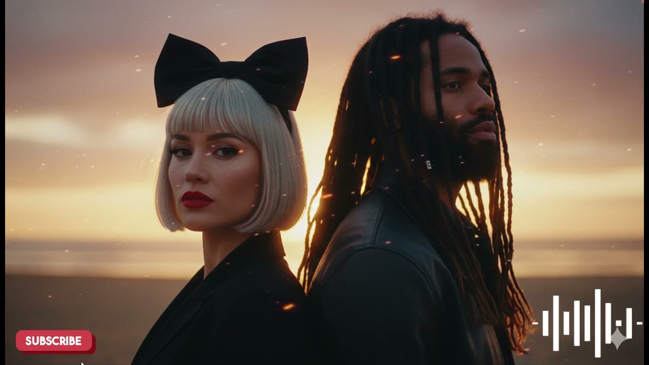 Sia ft. Damian Marley &ndash; Light in the Afterglow | Official AI Music Video (Epic Reggae Pop)