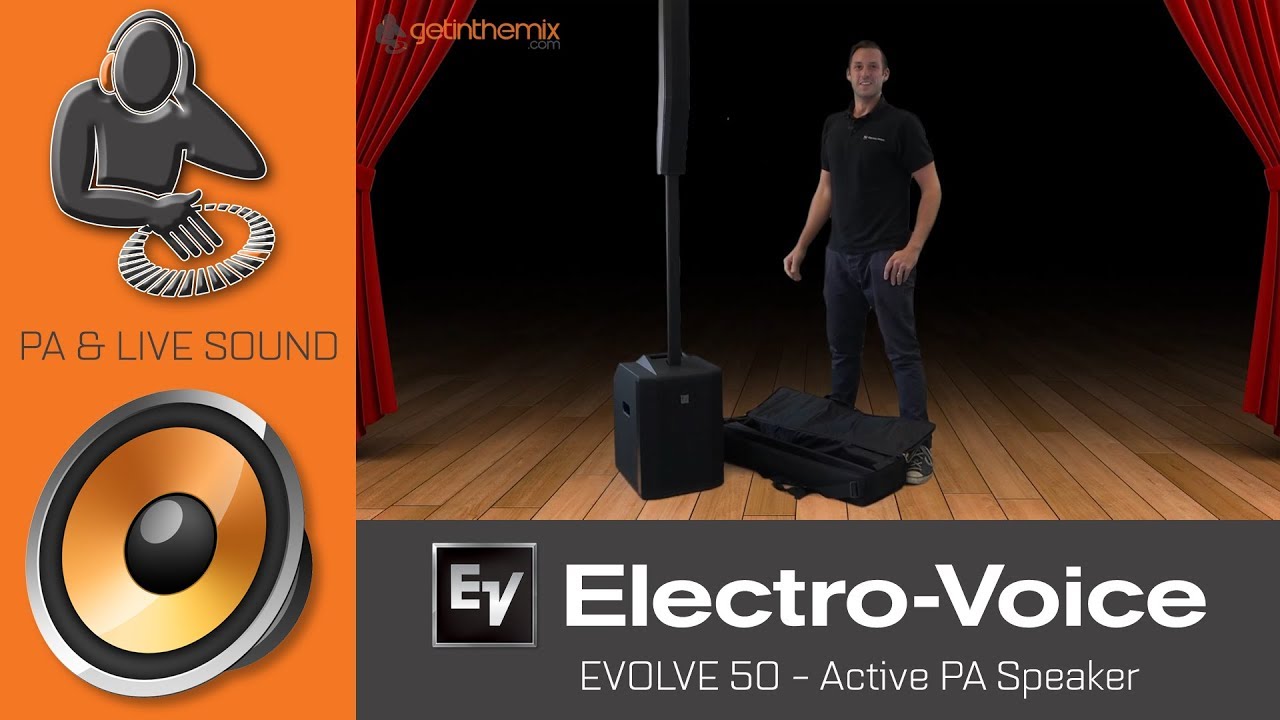 Electro-Voice EVOLVE 50 Active DJ PA Speaker & App