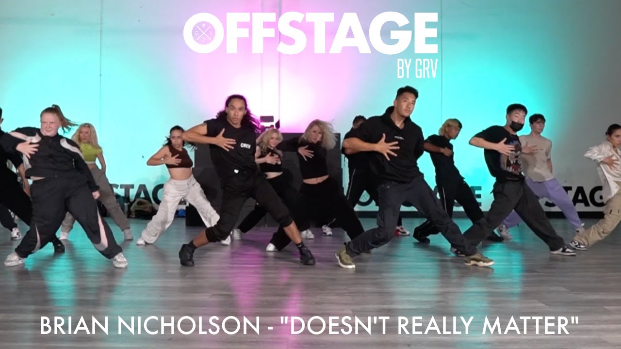 Brian Nicholson Choreography to “Doesn’t Really Matter” by Janet Jackson at Offstage Dance Studio