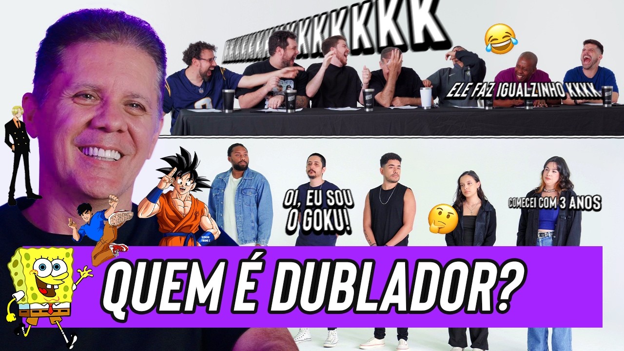 QUEM É DUBLADOR? Ft. WENDEL BEZERRA