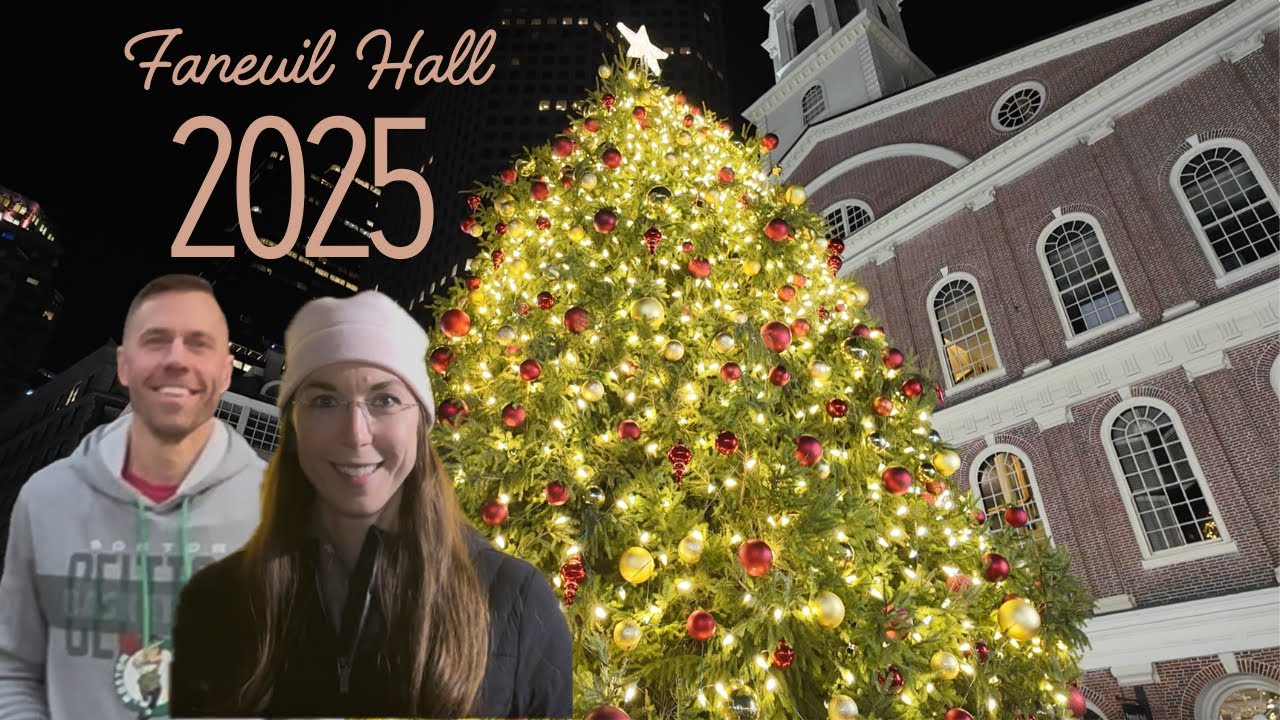 Зажжение ёлки ​​в Faneuil Hall 2025: волшебные праздничные впечатления в Бостоне!🎄