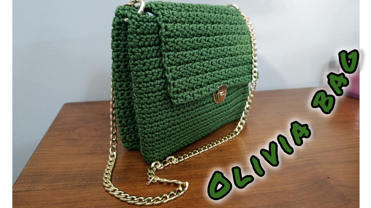 🌿 Borsa OLIVIA: Tutorial Passo dopo Passo | Borsa a Due Scomparti 