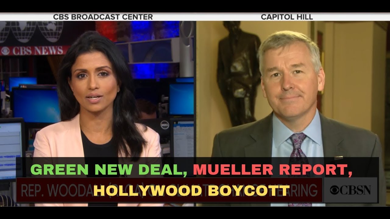 Rob Woodall Offers Solutions to Climate Change and Talks Mueller Report with CBS News' Reena Ninan