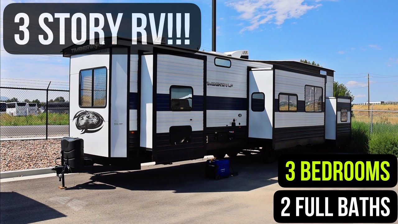 Amazing 3 Story RV With 3 Bedrooms and 2 FULL Baths Under $60k!!!