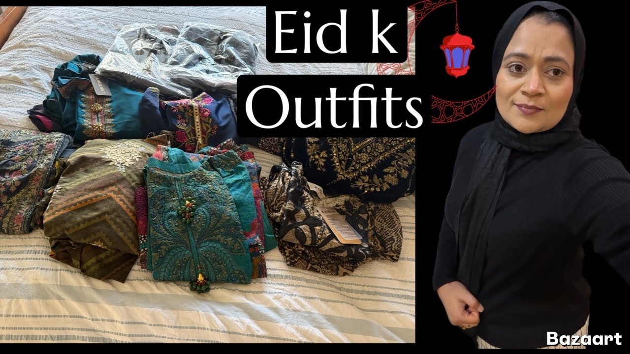 Hamre Eid K Outfit || Abi Eid Ki Tayiyri Shuru Kar Di ||@ghazaljawad @rajabbutt94 