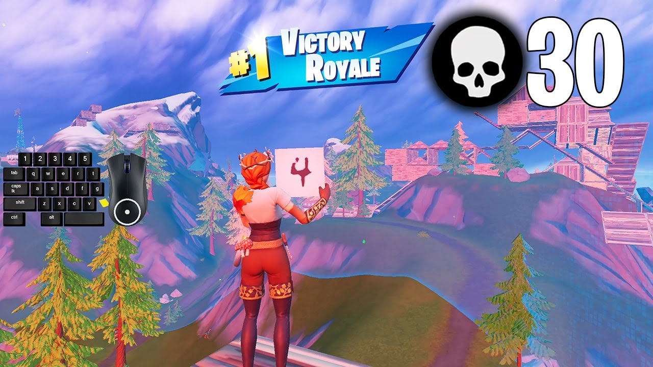 High Elimination Solo Squad Win Season 8 Gameplay Full Game (Fortnite PC Keyboard)