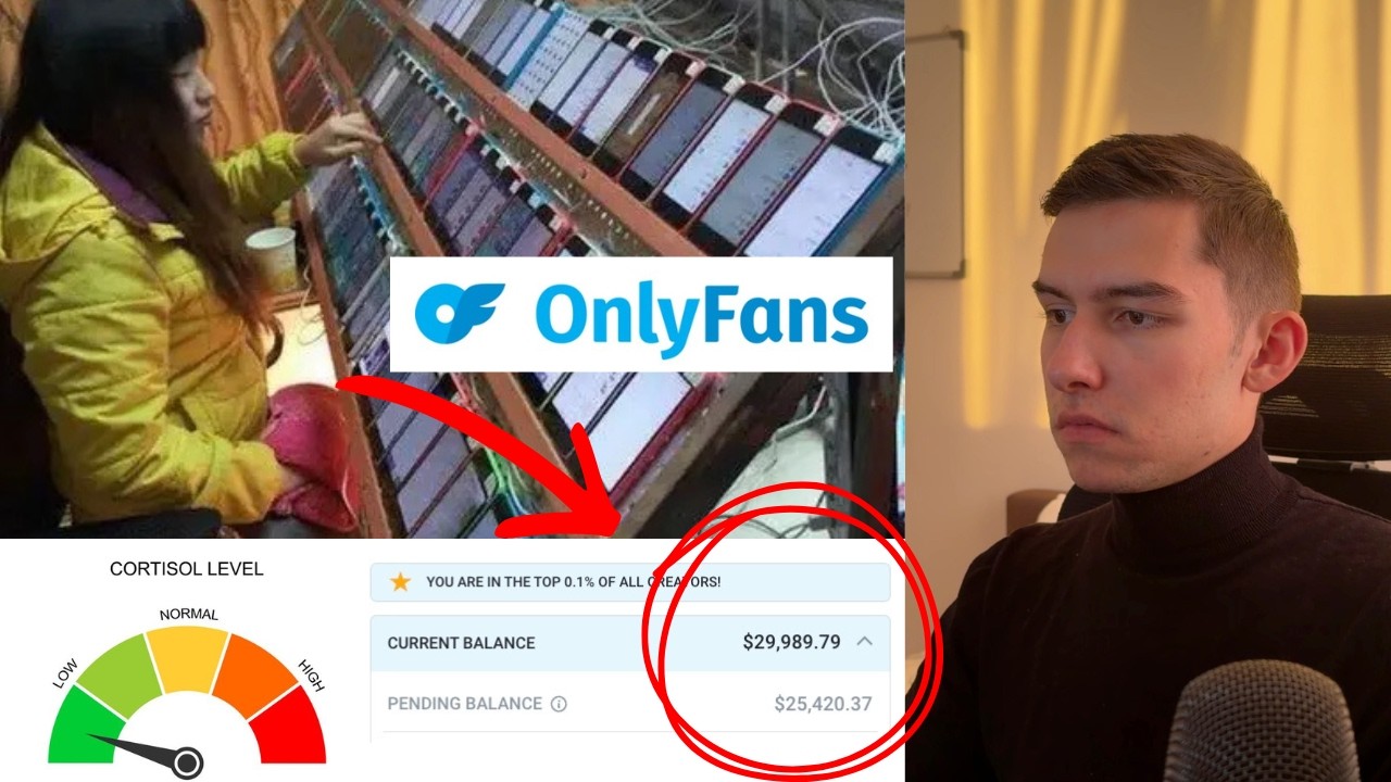 This phone farm method makes me 5,234$ a day on OF