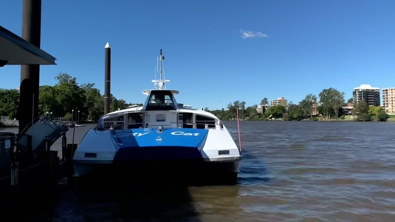 Hyperlapse Riverside Ferry Terminal to Queensland University Ferry Terminal