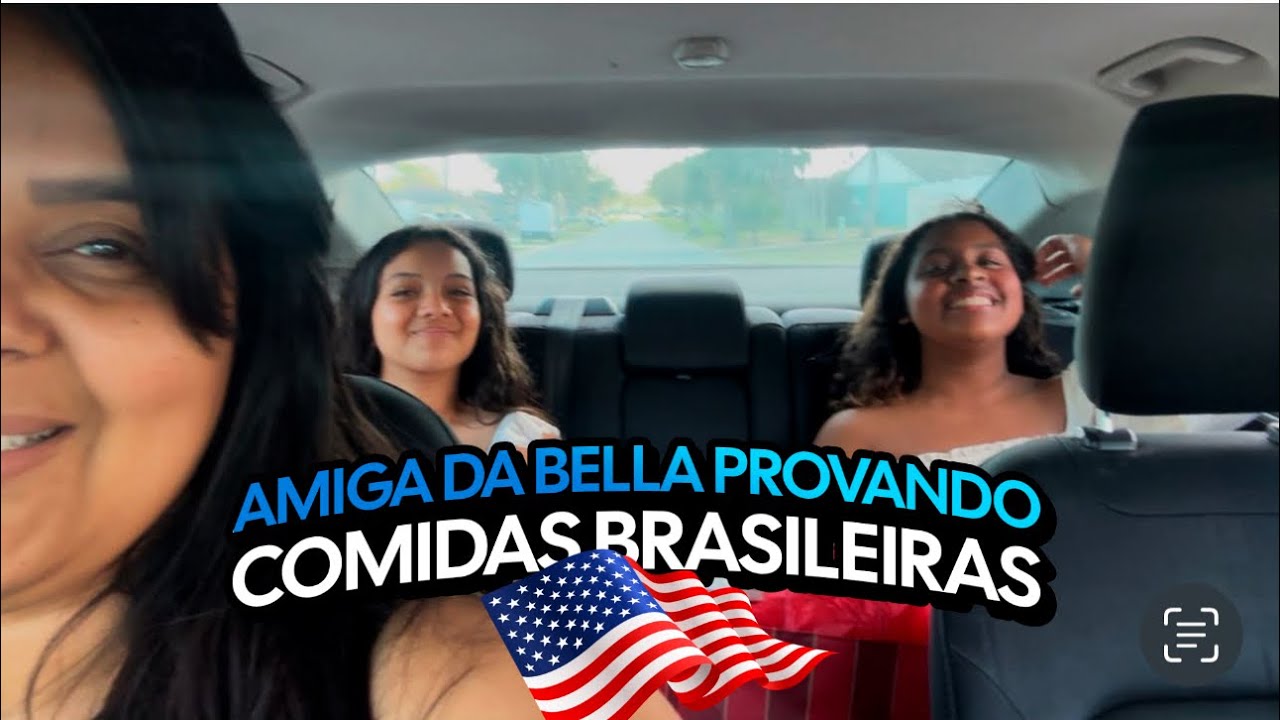 AMIGA DA BELLA PASSOU O DIA NA NOSSA CASA | DIFERENÇA ENTRE A CULTURA AMERICANA E BRASILEIRA 