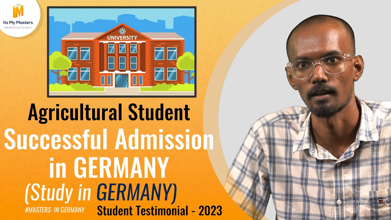 Successful Admission in Germany | Agricultural Student | Testimonial 2023 | Its My Masters  