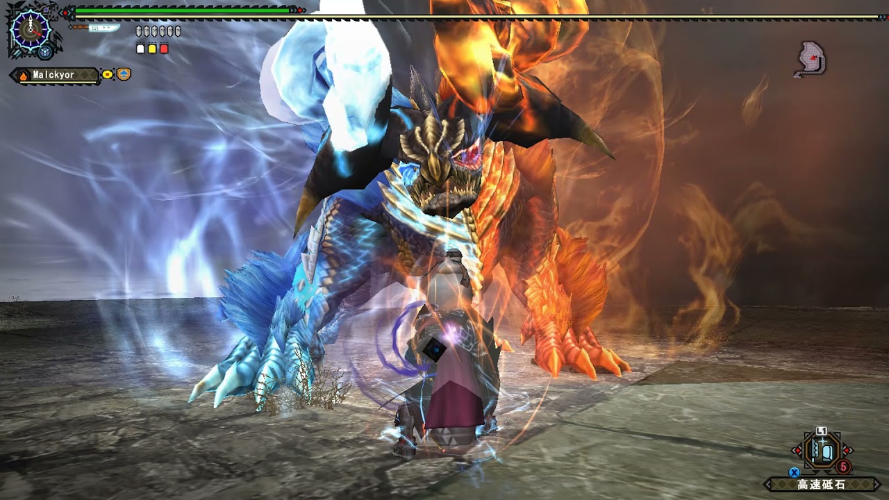 MHF-Z Musou Elzelion Repel 【極み灼き凍るエルゼリオン 撃退】 Lance Solo/ランスソロ