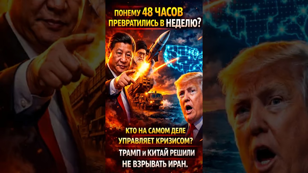 КИТАЙ СТАВИТ УЛЬТИМАТУМ: ТРАМП ОСТАНОВИЛСЯ #новости #Трамп #Китай #Иран #нефть #экономика  #США