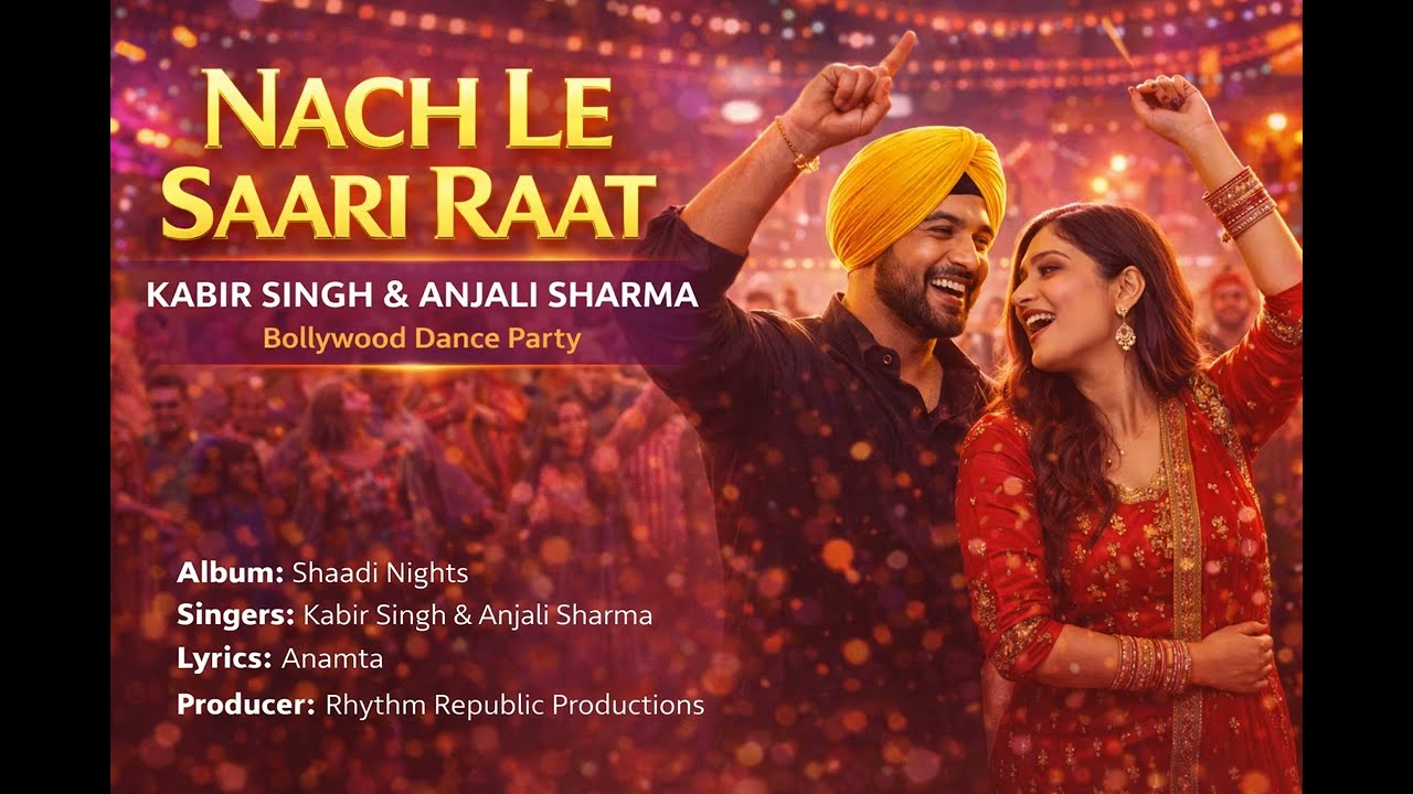 Nach Le Saari Raat 💃 Bollywood Party Song | Wedding Dance Hit | Shaadi Nights Album