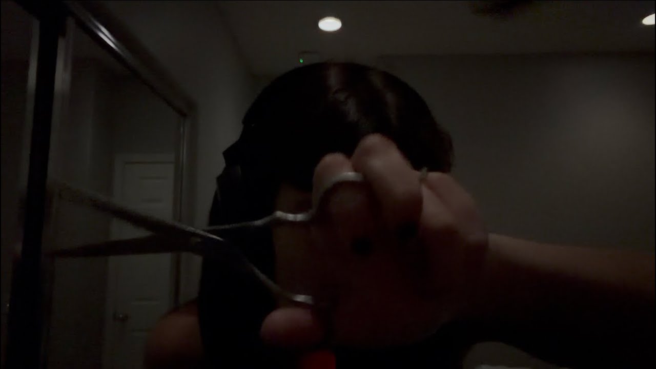 Asmr pov you have lice so I give you a haircut before your date