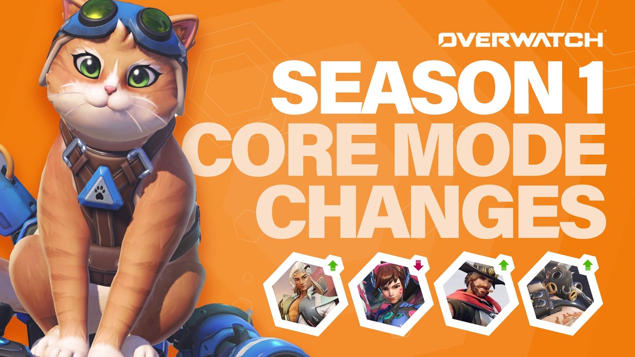 Обновление первого сезона Overwatch — все основные изменения баланса.