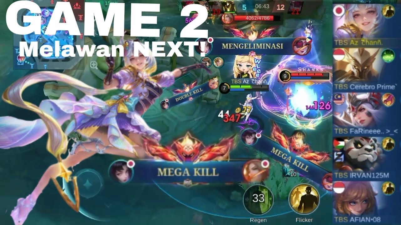 Game 2 - Melawan squad NEXT!! | GAME 2/2 | Mobile Legend #mlbbidcreator 
