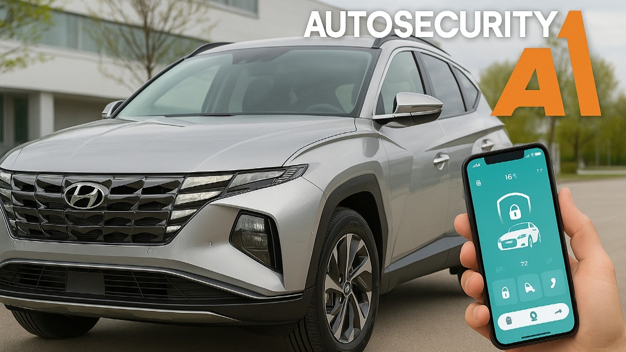 Показываем работу сигнализации Autosecurity A1 на Hyundai Tucson