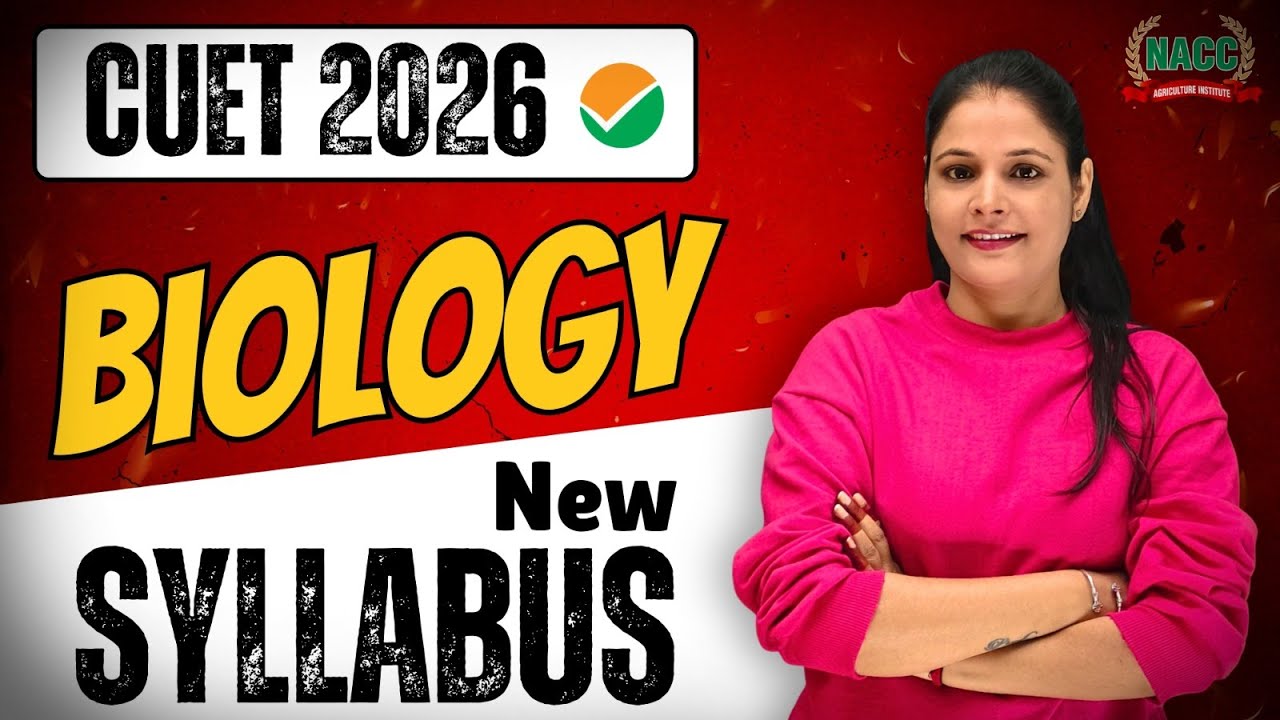 CUET-2026 || Biology Syllabus || Updated Biology Syllabus Explained ,Exam Pattern|| By Vijeta mam