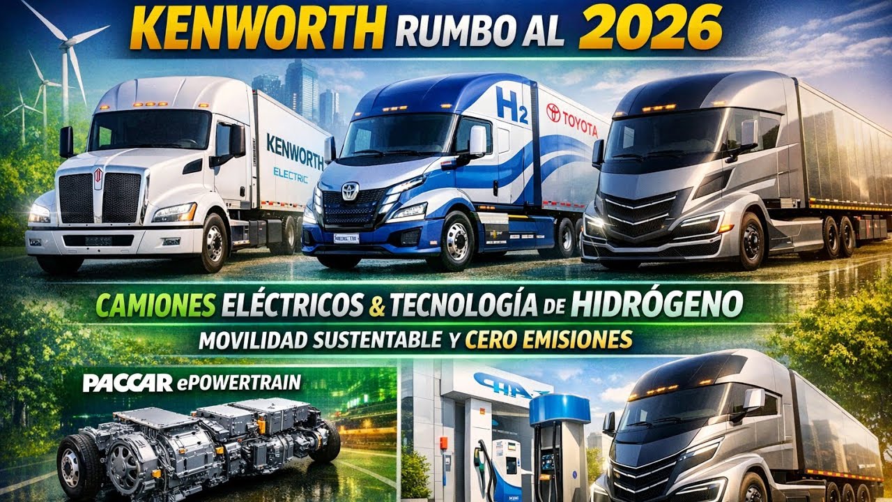 Kenworth 2026: Электрическая и водородная эволюция