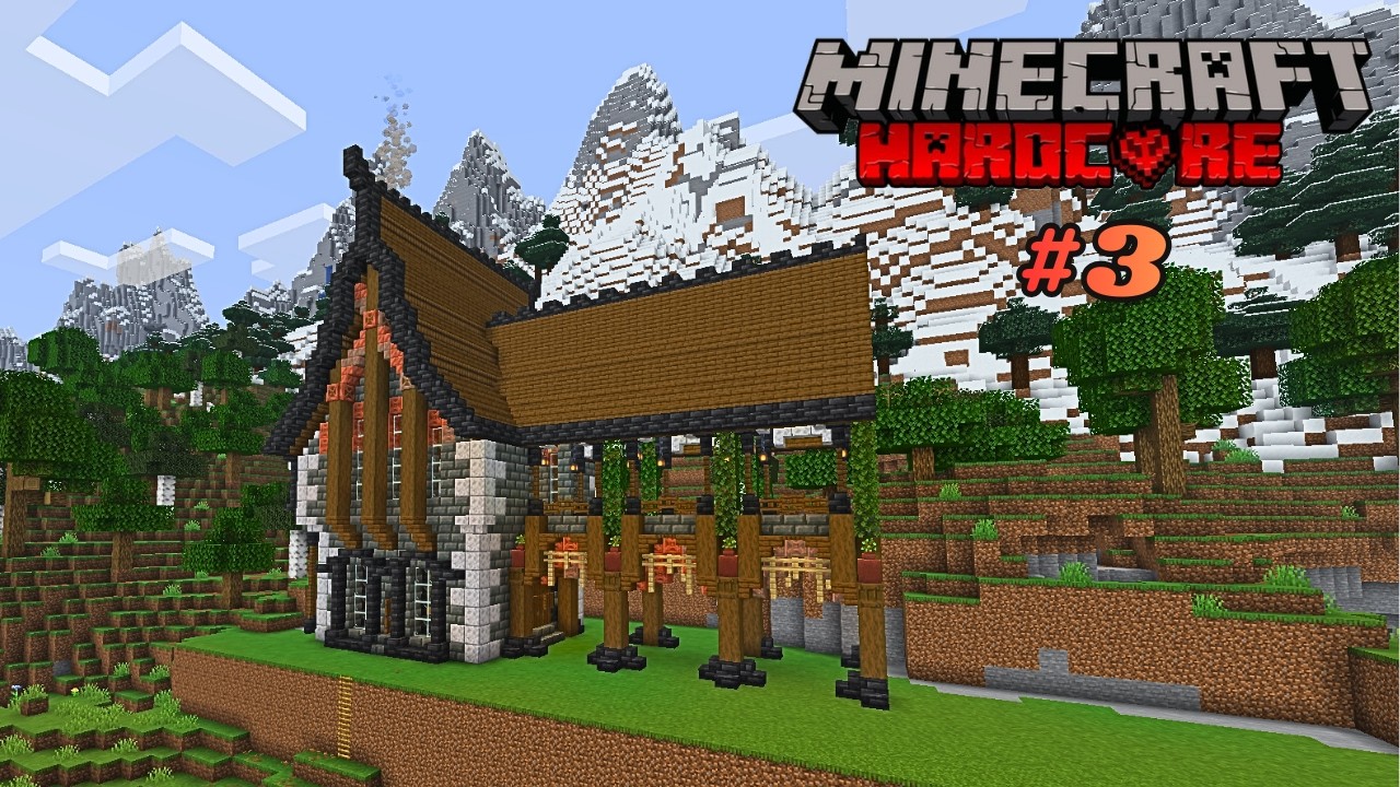 Building Cozy House- Minecraft Hardcore Relaxing Longplay (No Commentary) - Safecraft 4