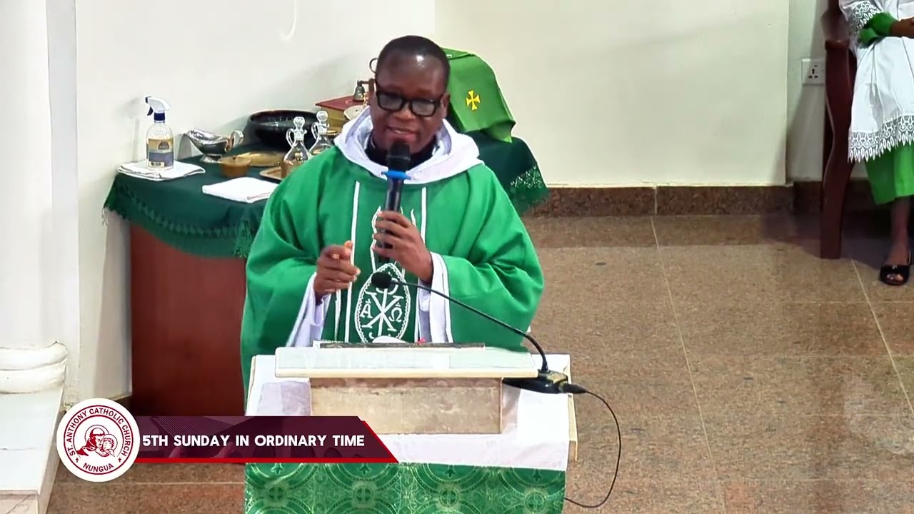 FIFTH SUNDAY IN ORDINARY TIME - GOSPEL & HOMILY