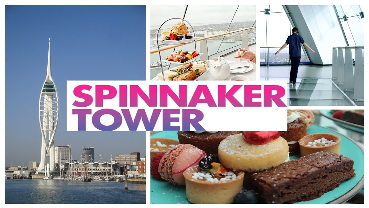 AFTERNOON TEA @ SPINNAKER TOWER FULL TOUR PORTSMOUTH 2023