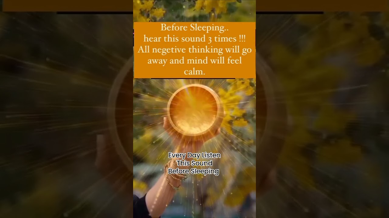 Mind calmness | Positive sound to get rid of negative thoughts