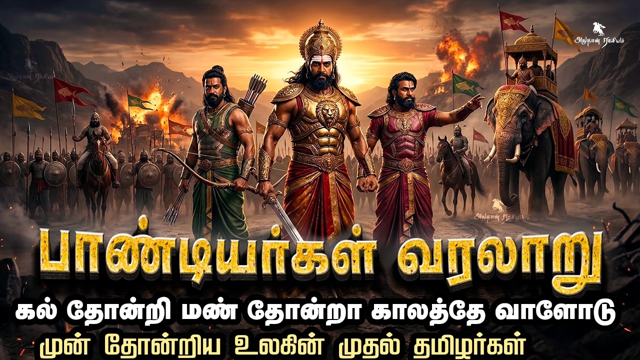 பாண்டியர்களின் 20000 வருட வரலாறு | குமரிக்கண்டத்திலிருந்து மதுரை வரை | Pandiyargal Varalaru Tamil