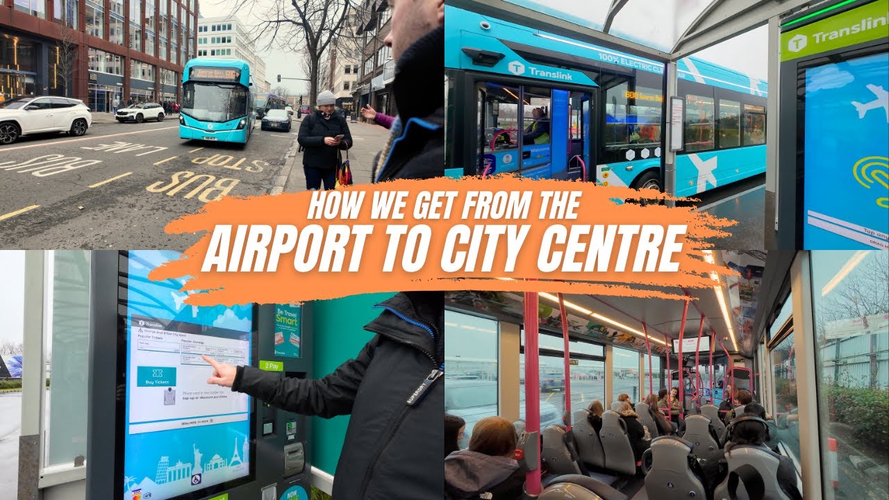 How we got from Belfast City Airport to the City Centre | Belfast, Northern Ireland