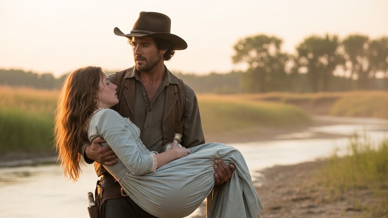 A Cowboy Found A Woman Unconscious From Heatstroke, He Carried Her To Water And Stayed All Day