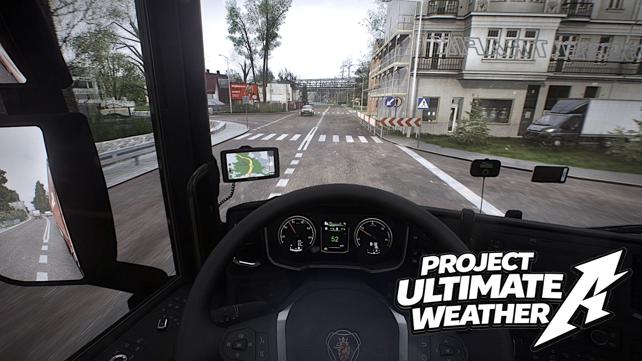 REALISTIC DRIVE with NEW WEATHER MOD 🌦️ | Project Ultimate Weather (4K) | Ultra Graphics Gameplay