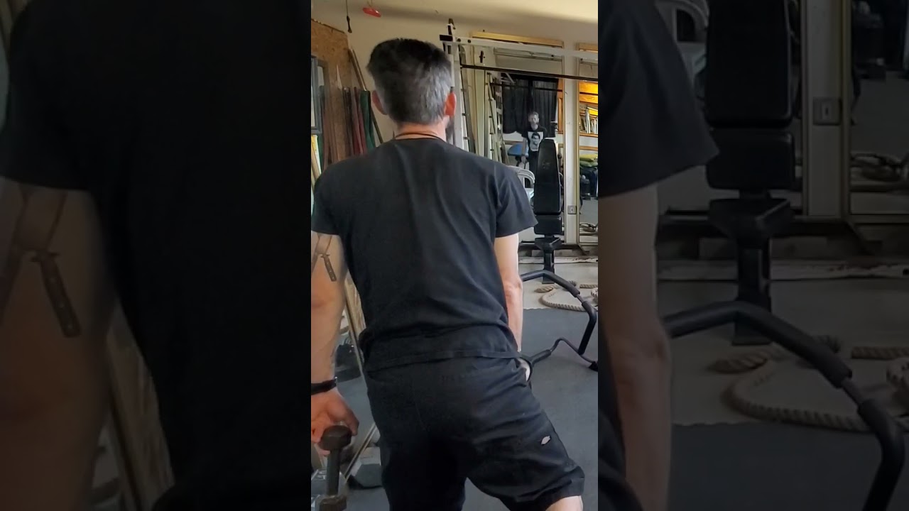 one legged squat with 5lbs 