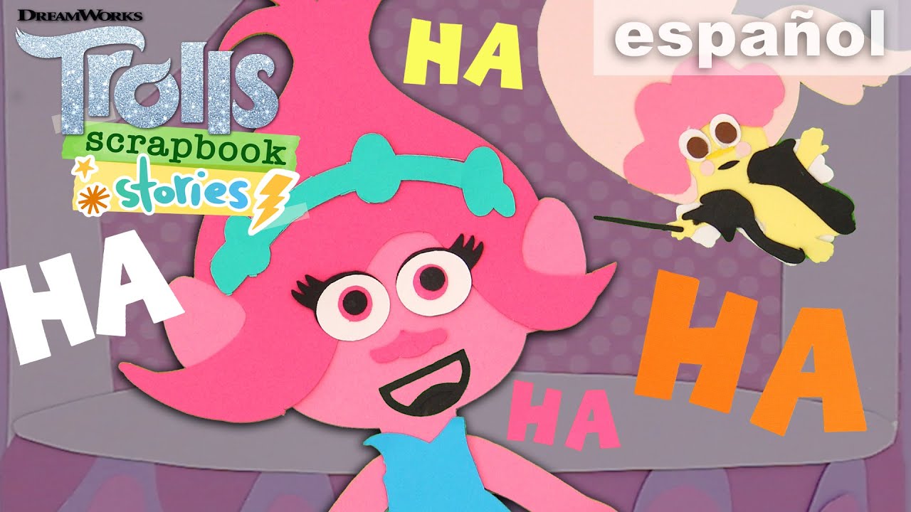 ¡Poppy no puede parar de reír! | TROLLS. HISTORIAS CON ÁLBUM DE RECORTES