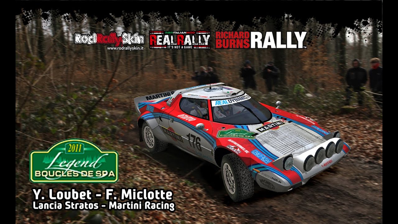 Richard Burns Rally - Y. LOUBET - F. MICLOTTE - Boucles De Spa 2011 -   Lancia Stratos Martini