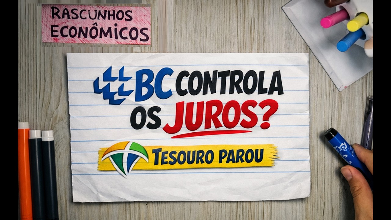 TESOURO PAROU. Então quem MANDA nos juros?