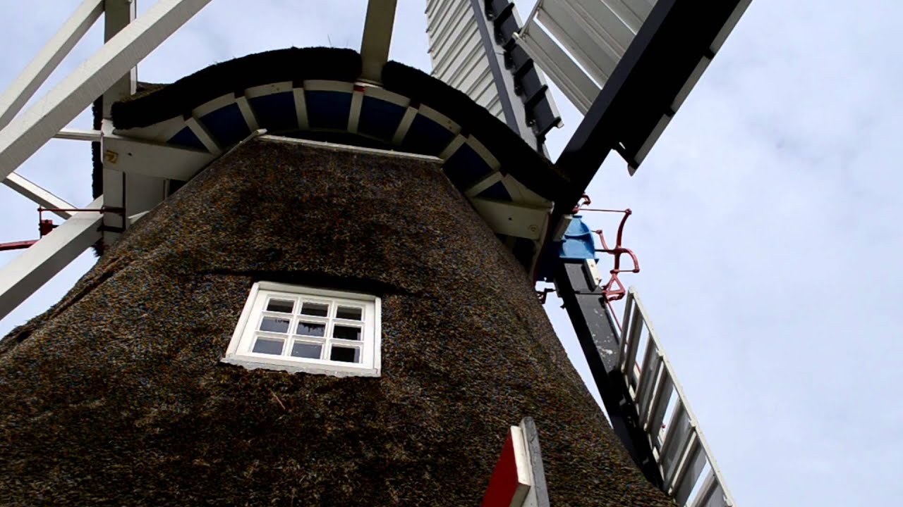Poldermolen de Zuidwendinger te Vierverlaten (Groningen).