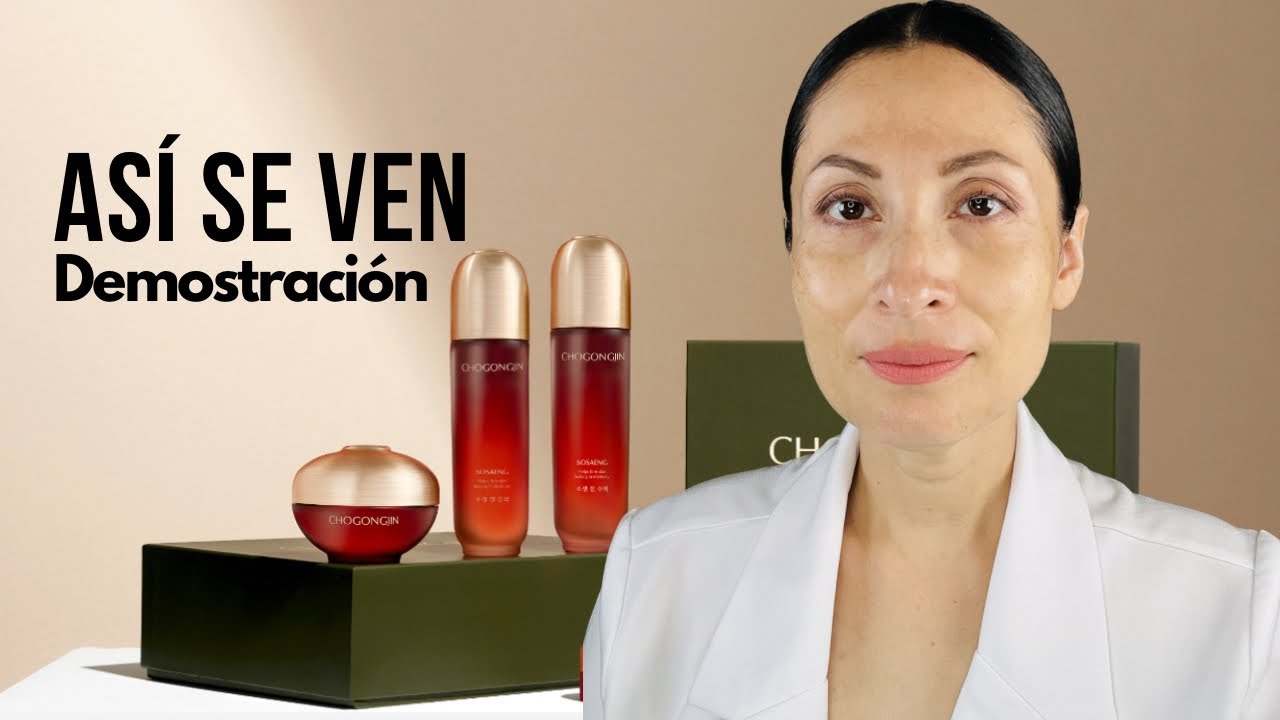 MISSHA Chogongjin Sosaeng Jin Skincare DEMOSTRACIÓN | Productos para el rostro de Ginseng Rojo ❤️