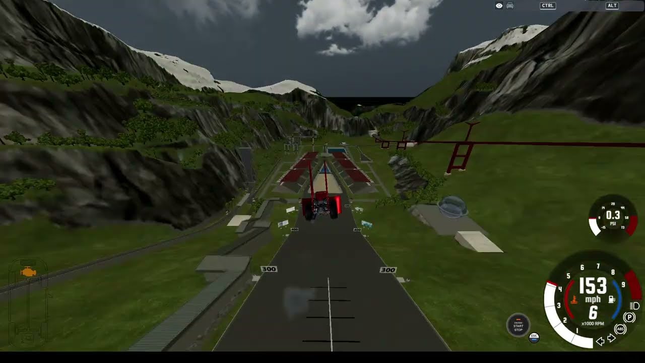Beam NG Ramp Arena Modified Drag Body Automation Creation
