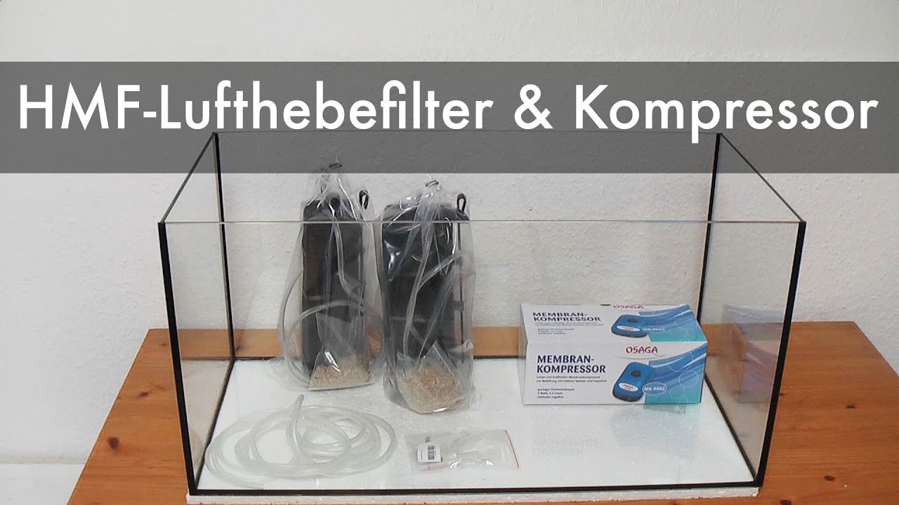 HMF-Lufthebefilter mit Kompressor | HMF-Filters with compressor