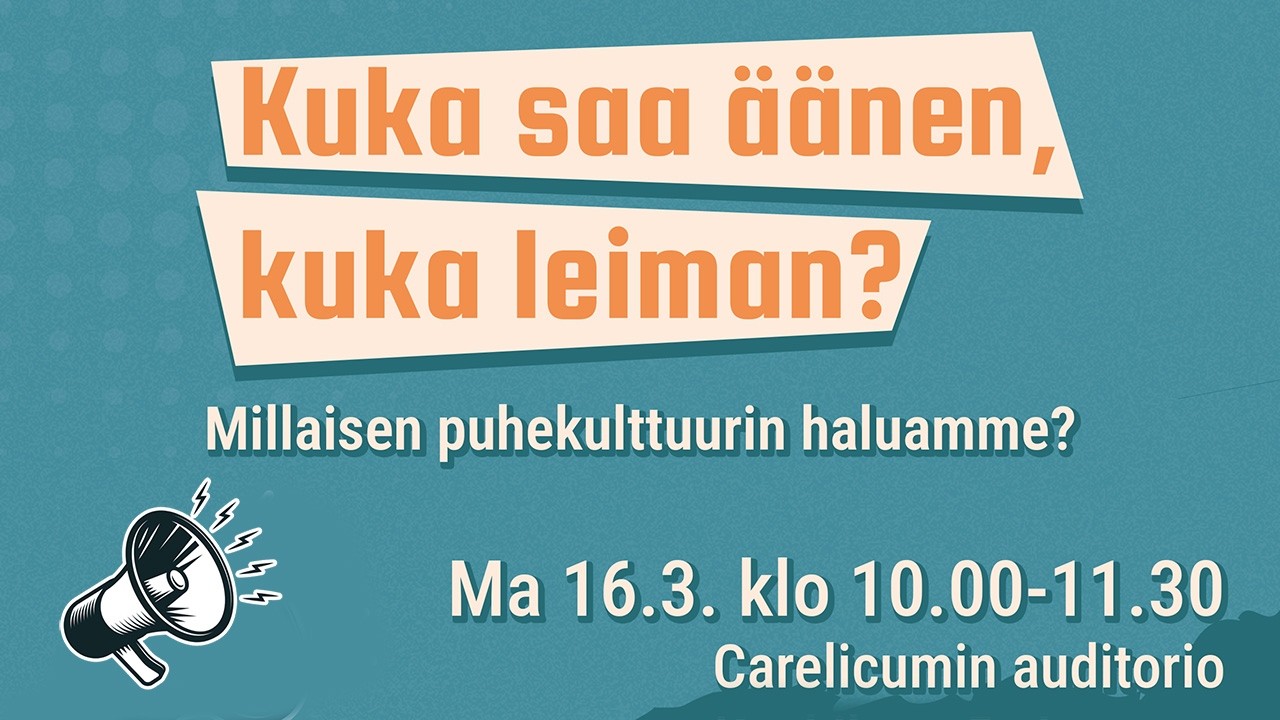 Kuka saa äänen, kuka leiman?