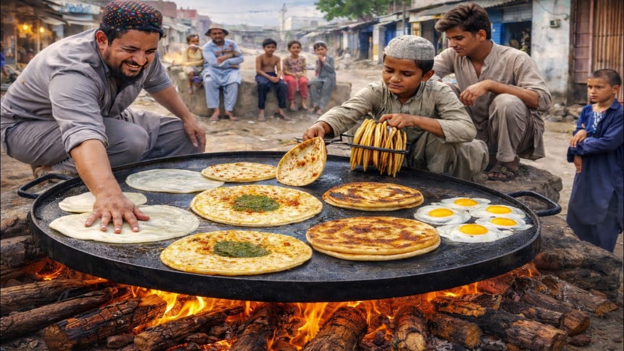 CHEAPEST AFGHANI BREAKFAST IN PAKISTAN 😱 | ONLY 50 RS AFGHANI BREAKFAST IN PAKISTAN 