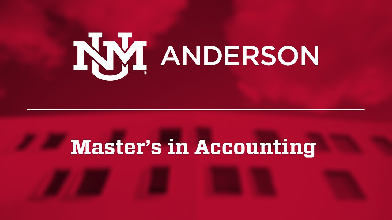 Why Earn a Master's in Accounting? | Anderson