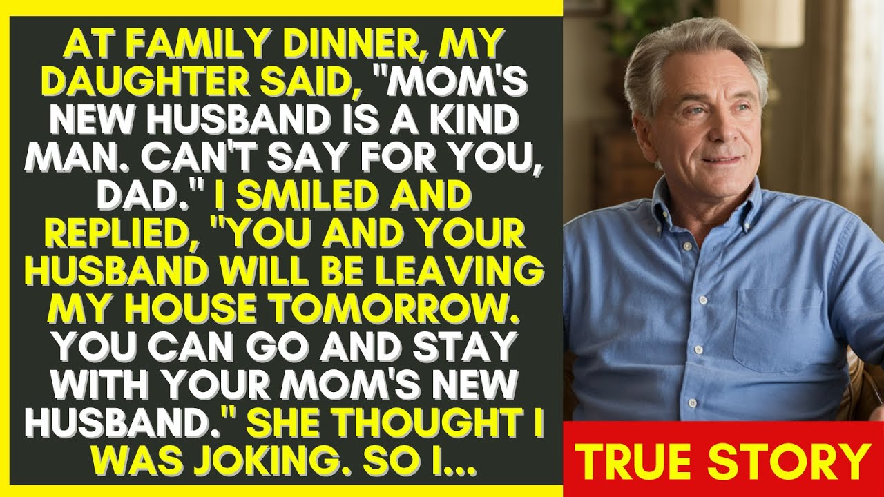 MY DAUGHTER SAID HER STEPDAD WAS THE KINDEST MAN SHE KNEW AFTER I GAVE HER EVERYTHING. SO I...