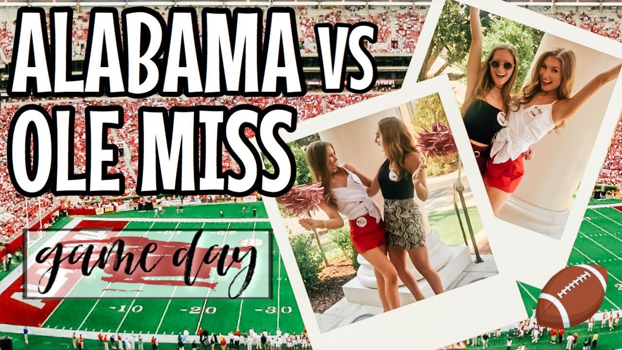 College Football Game | Alabama VS Ole Miss | University of Alabama