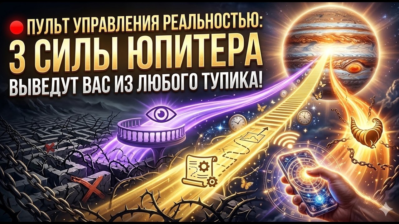 Пульт управления реальностью: 3 Силы Юпитера, выводящие из любого жизненного тупика.