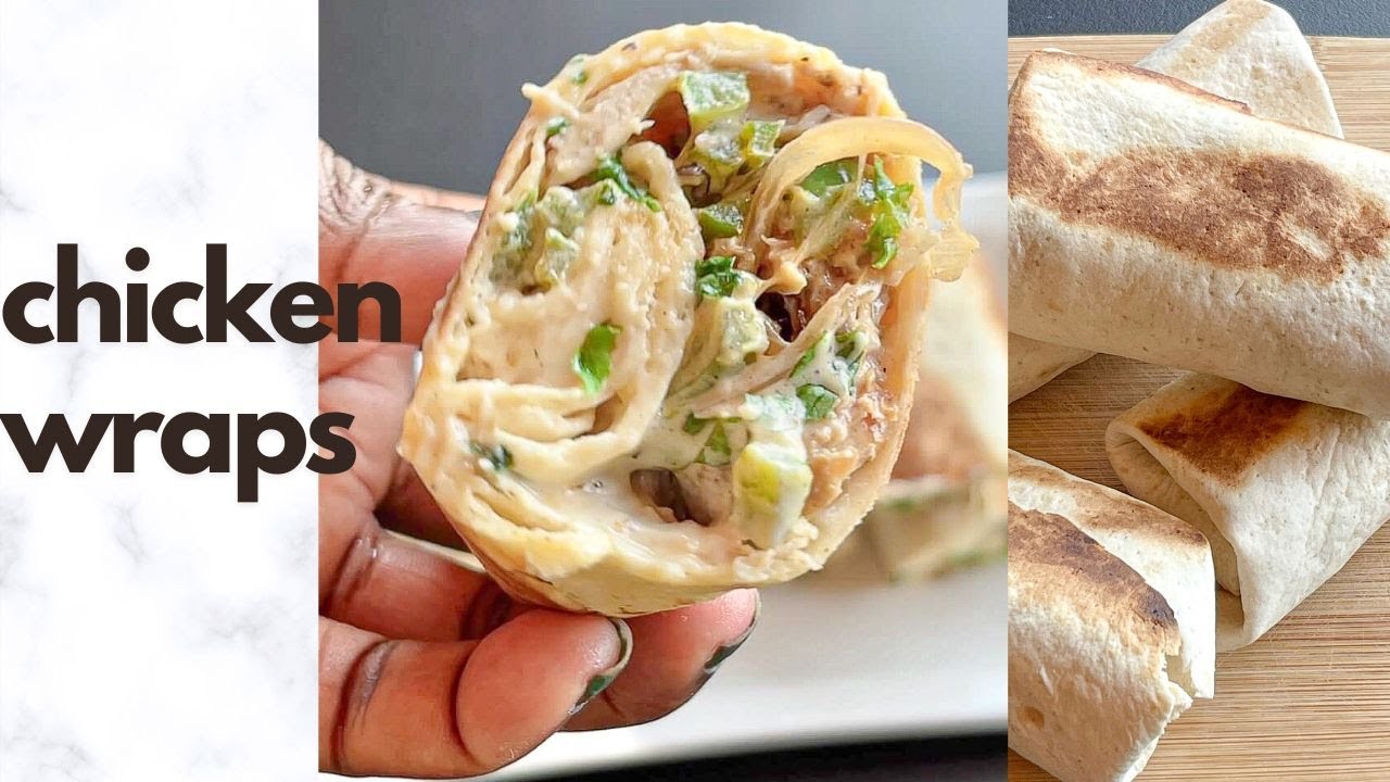 Quick and Easy Flavour-Packed Chicken Wraps
