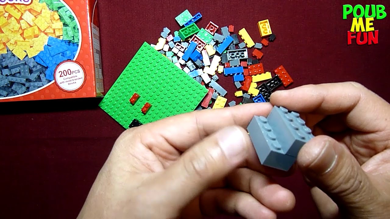 Unboxing 200 pieces Compatible Building Blocks = 3 euros